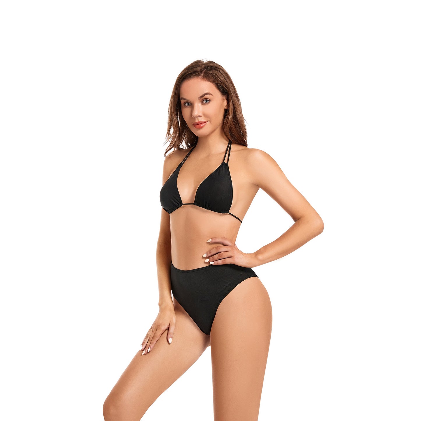 SUMMER WHIRL TAN-THROUGH BIKINI SET